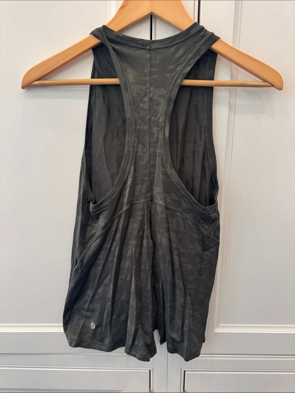 lululemon athletica Women's Charcoal Gray Racerback Tank
